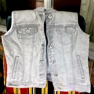 Grey Denim Guess Vest for those Vest Lovers